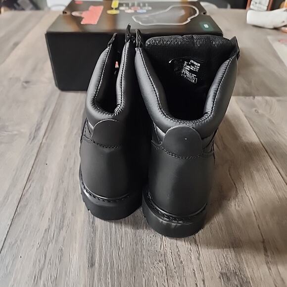 BRAHMA Black Steel Toe Work Boots Mens Size 10.5 main image 9